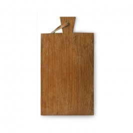 31 x 16 cm rectangular board reclaimed teak