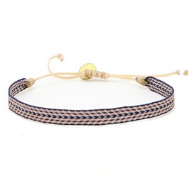 Argentinas blue beige copper  bracelet