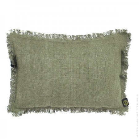 Mansa khaki mini cushion with inner
