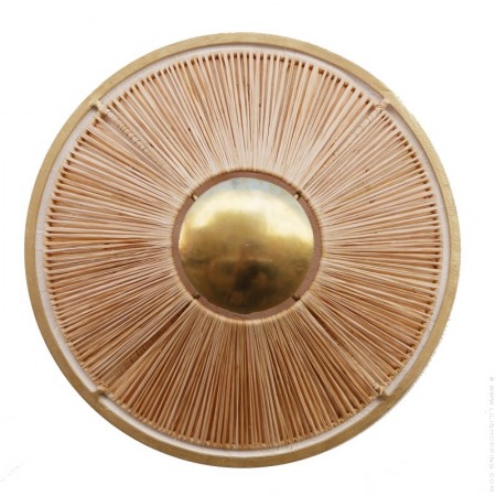 XS golden fringes wall lamp
