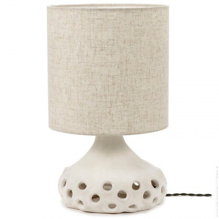Catherine white table lamp