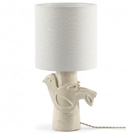 Paloma white table lamp