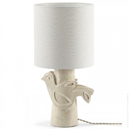 Paloma white table lamp