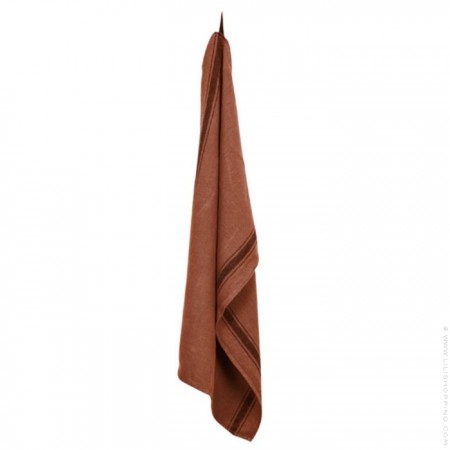 Olbia brick brown kitchen towel