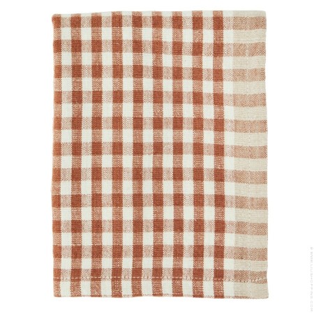 Checked kitchen towel