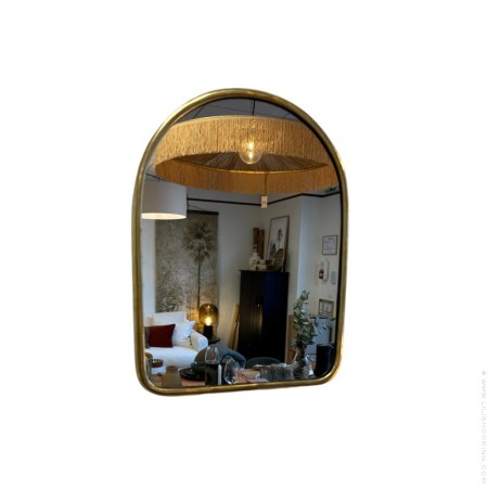 Miroir laiton porte S 18 cm