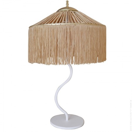 Pendant lamp Gatsby 47 cm golden fringes