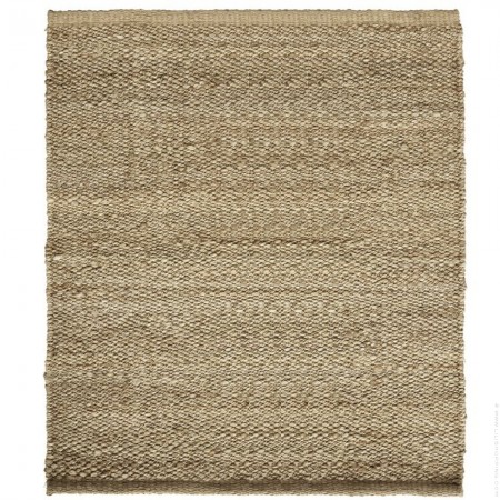 140 x 200 cm handwoven carpet in natural jute